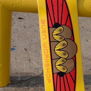 Alien Workshop Skateboard Complete Owliad Yellow 8.5" x 32.5"