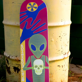 Alien Workshop Skateboard Complete Virtual Soldier Blue 7.875" x 31.25"