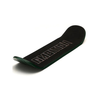 Ambition Snowskate Jib Forest 8.5" x 33" Plastic Snow Skate Deck with Foam Grip Applied and Studded Grip Add On