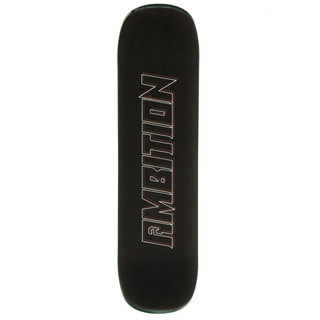 Ambition Snowskate Jib Forest 8.5" x 33" Plastic Snow Skate Deck with Foam Grip Applied and Studded Grip Add On
