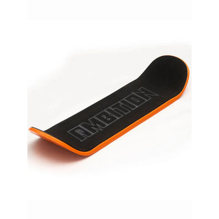 Ambition Snowskate Jib Orange 8.5" x 33" Plastic Snow Skate Deck with Foam Grip Applied and Studded Grip Add On