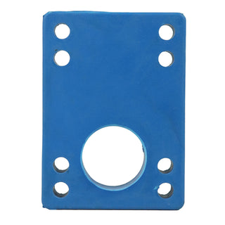 Longboard Angled Riser Pad Set - 5/16" to 9/16" Wedge Risers - Blue