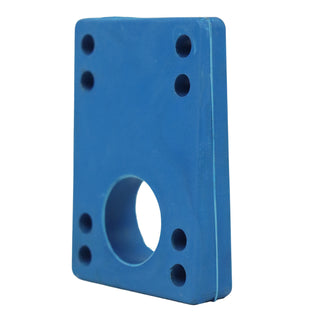 Longboard Angled Riser Pad Set - 5/16" to 9/16" Wedge Risers - Blue