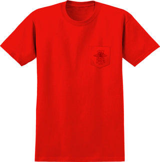 Anti Hero Skateboards Shirt Mas Fina Pocket Red
