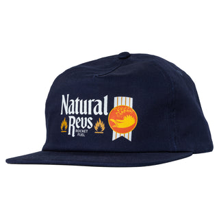Anti Hero Skateboards Hat Natural Revs Snapback Navy