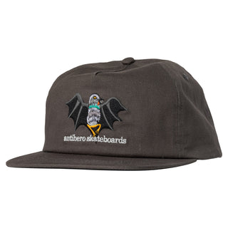 Anti Hero Skateboards Hat Vampigeon Snapback Charcoal