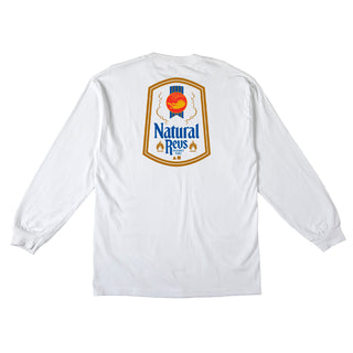 Anti Hero Skateboards Longsleeve Shirt Natural Revs Pocket White