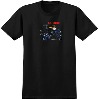 Anti Hero Skateboards Shirt Eaglenator Black