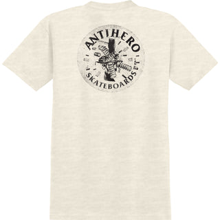 Anti Hero Skateboards Shirt Engineering Heather Cream