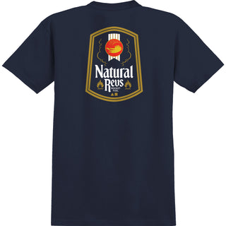 Anti Hero Skateboards Shirt Natural Revs Pocket Navy