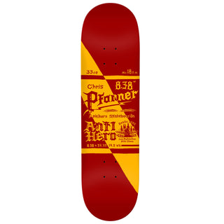 Anti Hero Skateboard Complete Pfranner Mas Refrescos Red 8.38" x 32.25"