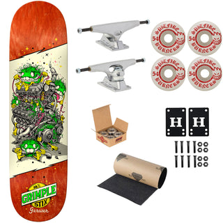Anti Hero Premium Skateboard Complete Gerwer Grimplestix Revs 8.28" Ft. Krux/Spitfire/Independent