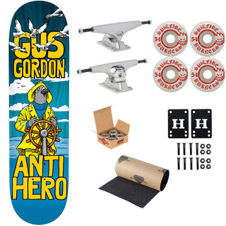 Anti Hero Premium Skateboard Complete Gus Gordon Full SE 8.25" Ft. Krux/Spitfire/Independent