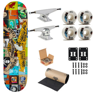 Anti Hero Premium Complete Skateboard Kenji Goto Eagle 8.5" Ft. Krux/SML/Independent
