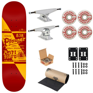Anti Hero Premium Complete Skateboard Pfranner Mas Refrescos 8.38" Ft. Krux/Spitfire/Independent