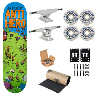 Anti Hero Premium Complete Skateboard Raney Roached Out 2 8.62" Ft. Krux/Spitfire/Independent