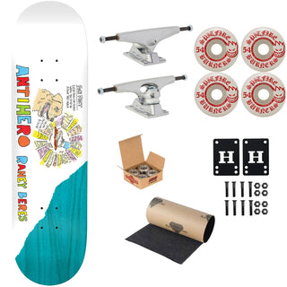 Anti Hero Premium Skateboard Complete Raney Porous Walker Round 3 8.5" Ft. Krux/Spitfire/Independent