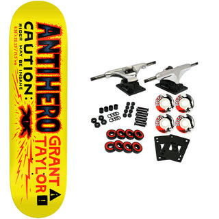 Anti Hero Skateboard Complete Grant Taylor Caution Yellow 8.38" x 32.25"