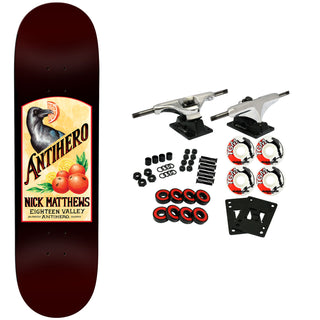 Anti Hero Skateboard Complete Matthews Homers Pt 2 Burgundy 8.62" x 32.56"