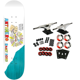 Anti Hero Skateboard Complete Raney Porous Walker Round 3 White 8.5" x 31.85"
