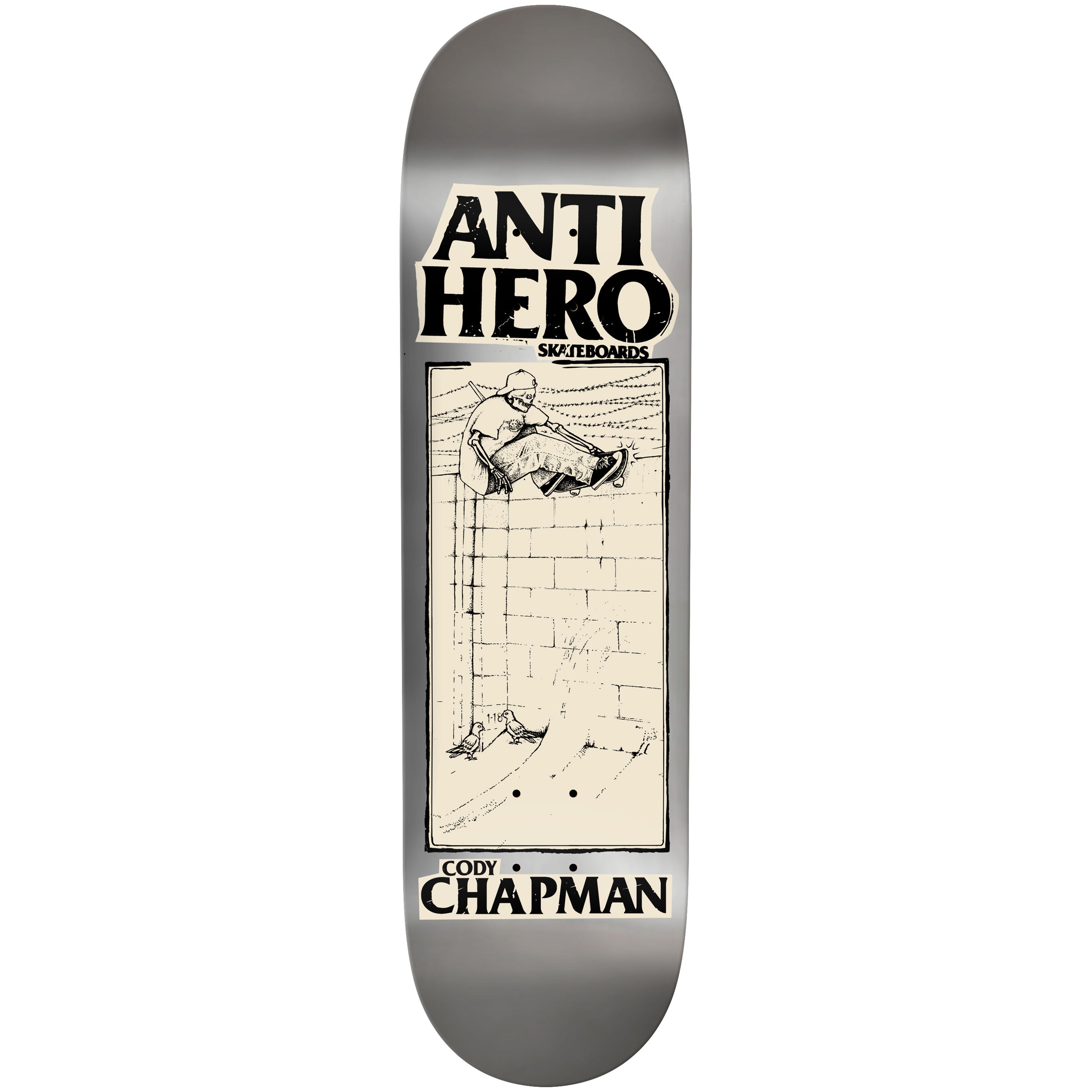 Anti Hero Skateboard Complete DBX Chapman Lance Mountain Art