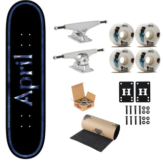 April Premium Complete Skateboard Fractured Twin 8.25" Ft. Krux/SML/Independent