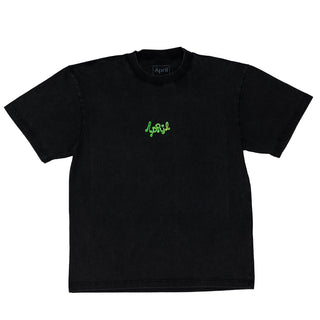 April Skateboards Shirt Mushroom By Ema Gaspar Vintage Black