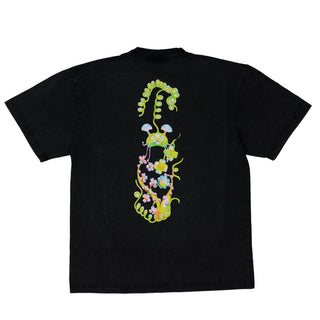 April Skateboards Shirt Mushroom By Ema Gaspar Vintage Black