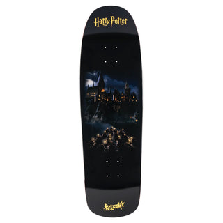Welcome x Harry Potter Skateboard Deck Arrival on Slappy Slap Black/Gold Foil 9.5" 