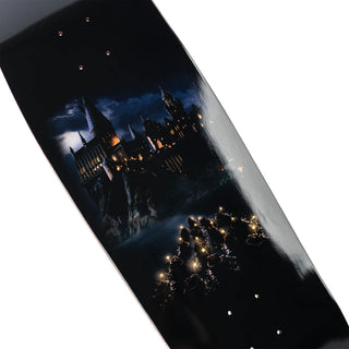 Welcome x Harry Potter Skateboard Deck Arrival on Slappy Slap Black/Gold Foil 9.5" 