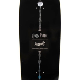 Welcome x Harry Potter Skateboard Deck Arrival on Slappy Slap Black/Gold Foil 9.5" 