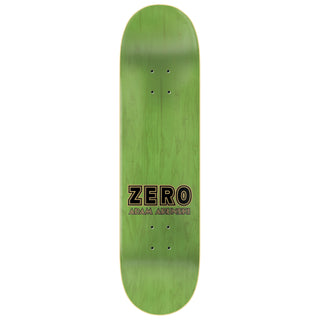 Zero Skateboard Deck Adam Arunski Bold Turquoise 8.25" x 31.9"