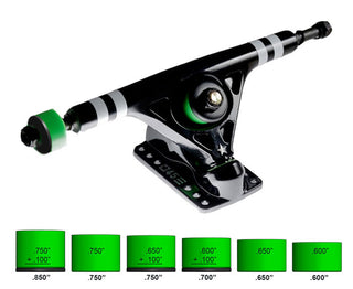 Attack Longboard Trucks Black Star Series RKP 160mm 40 Degree