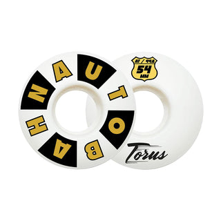 Autobahn Skateboard Wheels 54mm Torus AT Formula 99A White