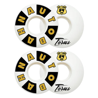 Autobahn Skateboard Wheels 54mm Torus AT Formula 99A White