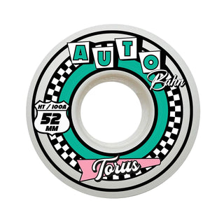 Autobahn Skateboard Wheels 52mm Torus HT Formula 100A White