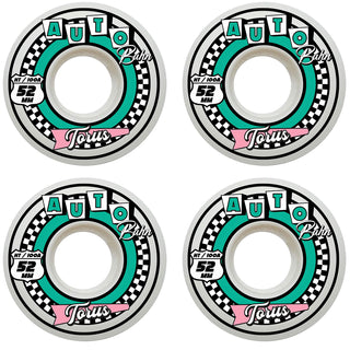 Autobahn Skateboard Wheels 52mm Torus HT Formula 100A White