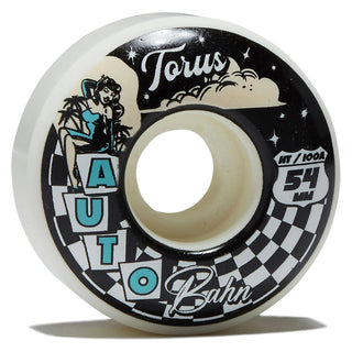 Autobahn Skateboard Wheels 54mm Torus HT Formula 100A White