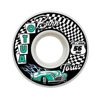 Autobahn Skateboard Wheels 56mm Torus HT Formula 100A White
