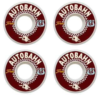 Autobahn Skateboard Wheels 54mm Torus MT Formula 93A White