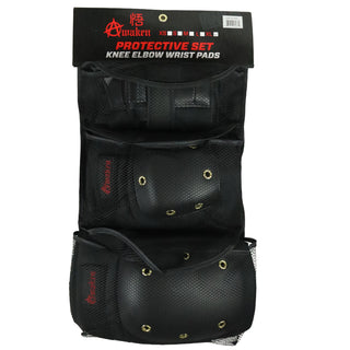 Awaken 3-in-1 Protective Pad Set - Size XL - Includes Knee Pads, Elbow Pads, Wrist Guards