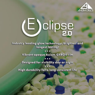 Axiom Disc Golf Eclipse Crave Fairway Driver 6.5/5/-1/1 Glow/Aqua Teal 172 grams