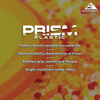Axiom Disc Golf Pyro Prism Midrange Proton Plastic 5/4/0/2.5 Green Blue/Orange 177 grams