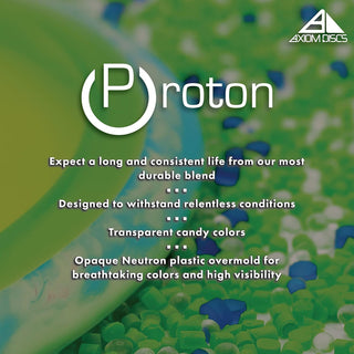 Axiom Disc Golf Proton Fireball Distance Driver 9/3.5/0/3.5 Forest Green/Blue Purple 160 grams