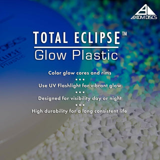 Axiom Disc Golf Total Eclipse Glow Envy Putter 3/3/0/2 Green Glow Plate/White Glow Rim 172 grams