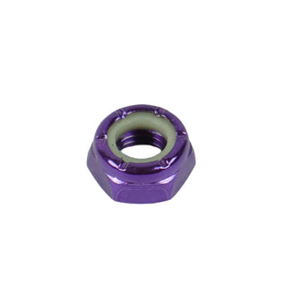 Dime Bag Skateboard Replacement Truck Axle Nuts Purple (4-Pack)