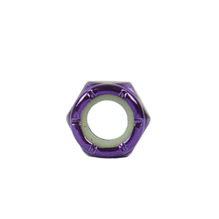 Dime Bag Skateboard Replacement Truck Axle Nuts Purple (4-Pack)