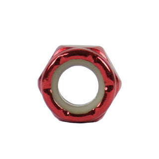 Dime Bag Skateboard Replacement Truck Axle Nuts Red (4-Pack)