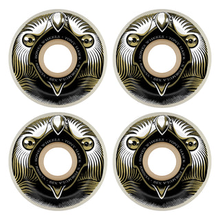 Bones Skateboard Wheels 60mm X-Formula 99A V5 Sidecut Tony Hawk Beak and Destroy White