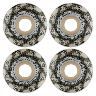Bones Skateboard Wheels 52mm X-Formula 99A V1 Butterfly Effect White